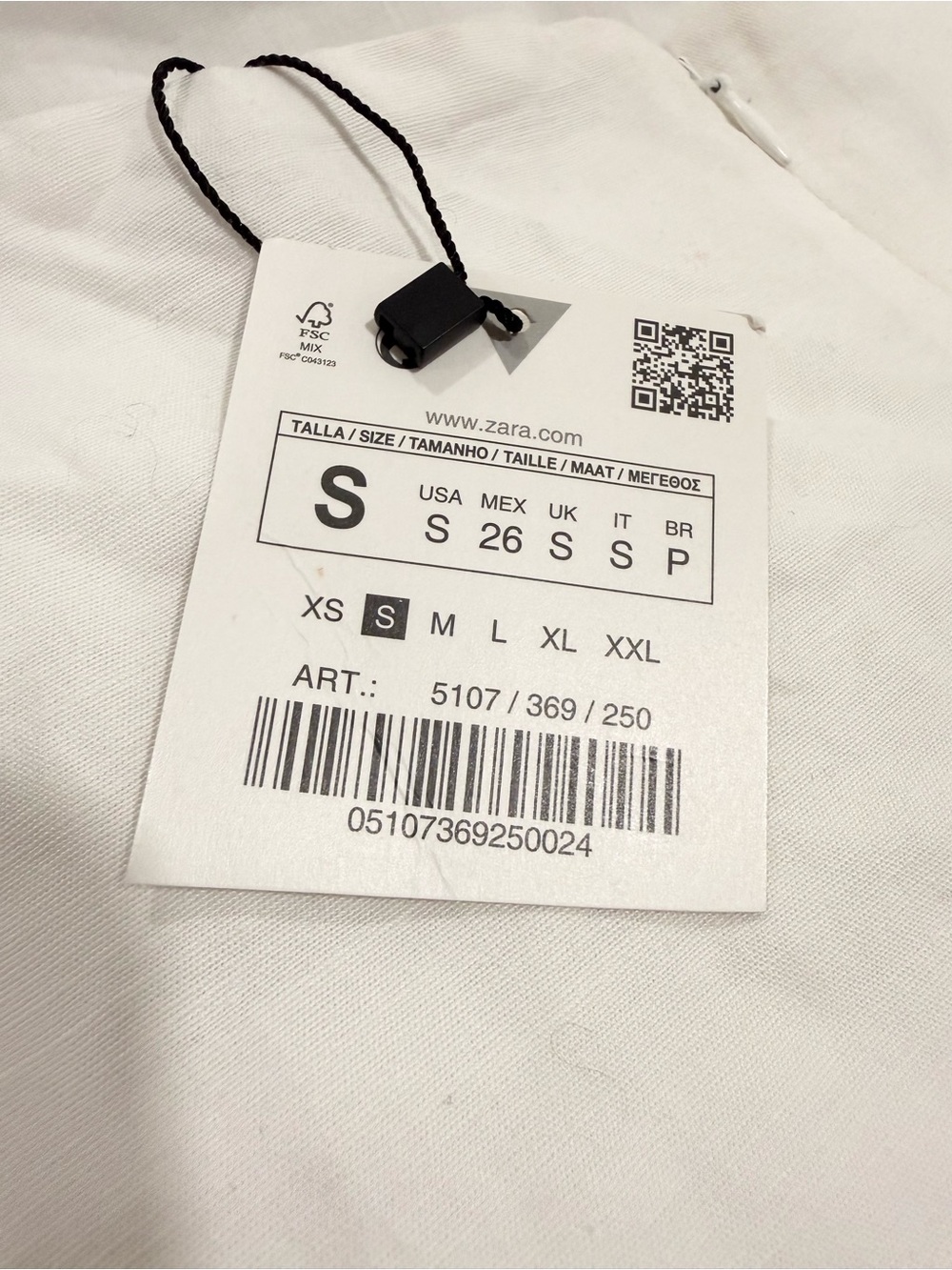 NWT Zara White Linen Halter Mini Dress with Beaded Shell/Coin Accents. Size Smal - Picture 13 of 14